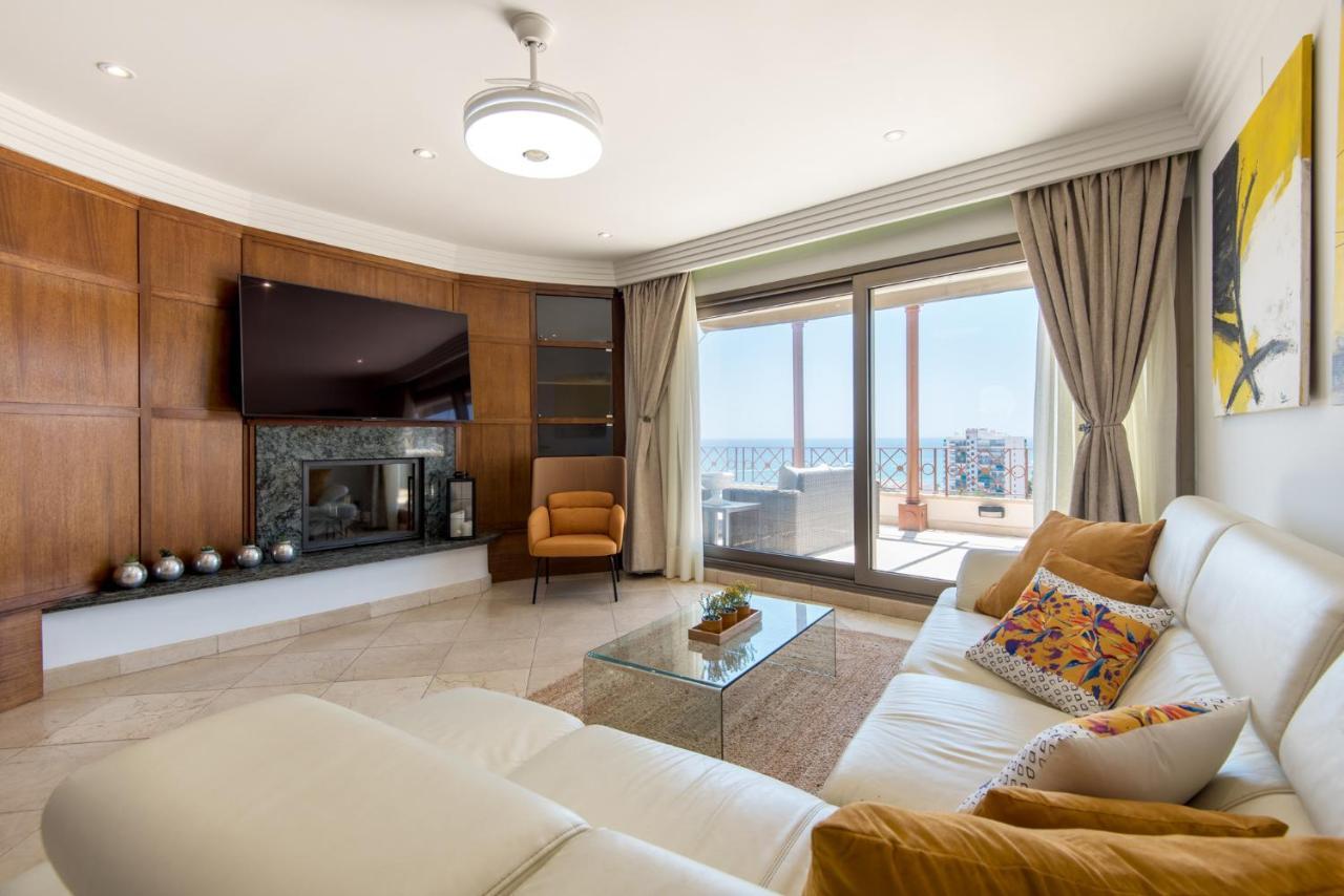 Ph Bellagio: Luxurious And Romantic Duplex Penthouse With Private Pool & Sea Views เบนัลมาเดนา ภายนอก รูปภาพ